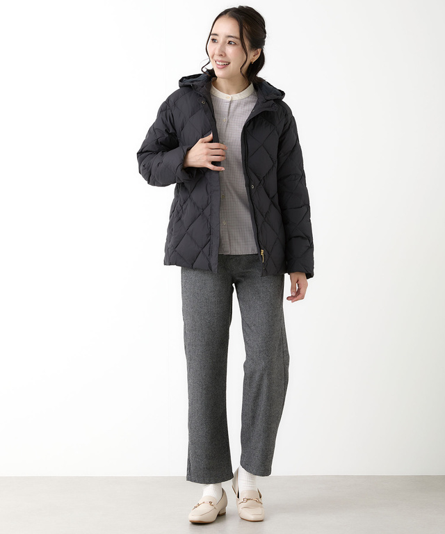 2WAYフード キルトダウン ジャケット