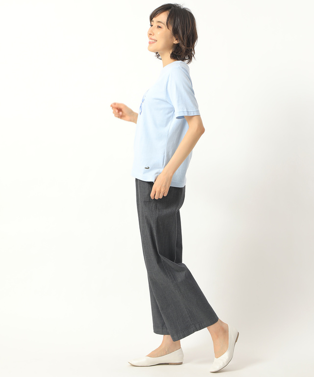 セミワイドデニムパンツ【吸水・吸熱加工】