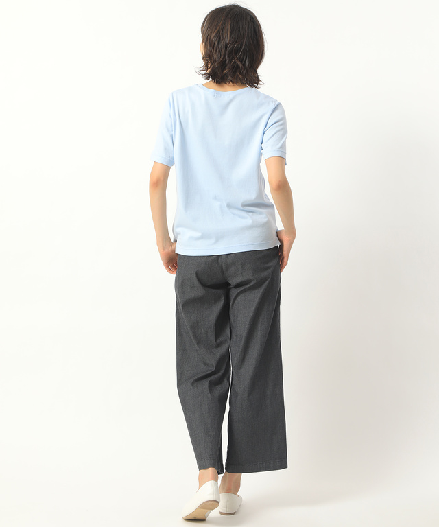 セミワイドデニムパンツ【吸水・吸熱加工】