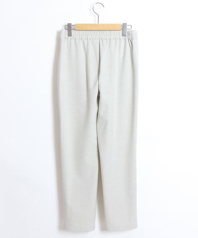 センターピンタック テーパード パンツ