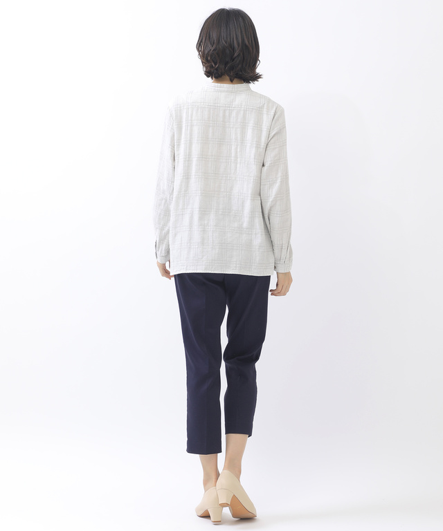 美シルエット スティック パンツ【接触冷感】