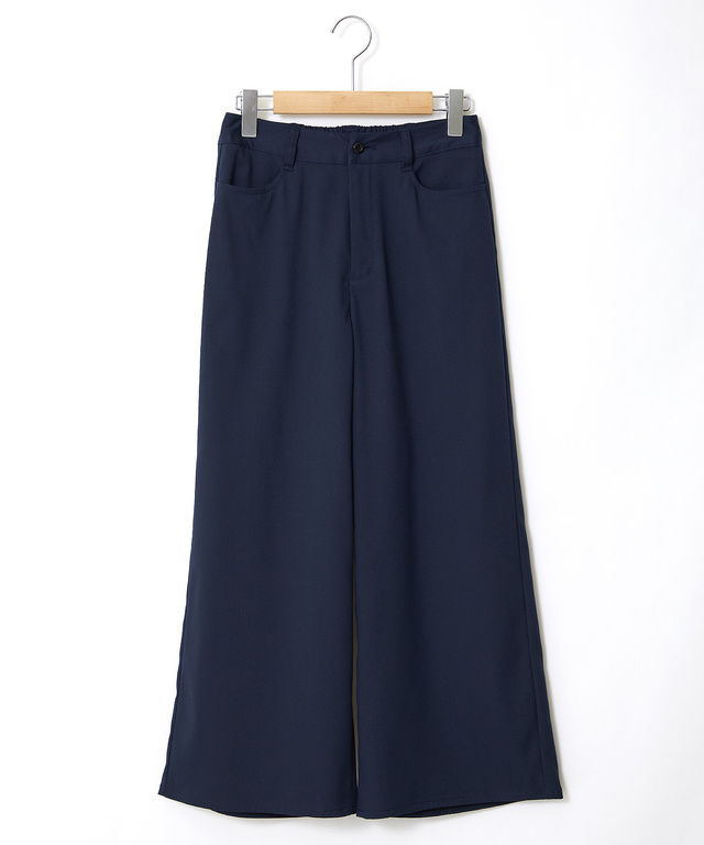 ツイル クロップド ワイドパンツ