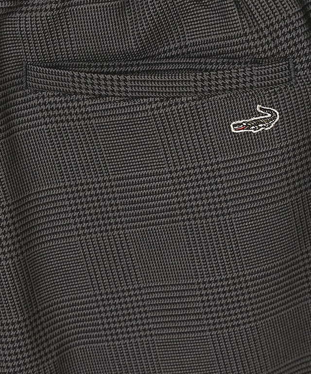 グレンチェック テーパード パンツ