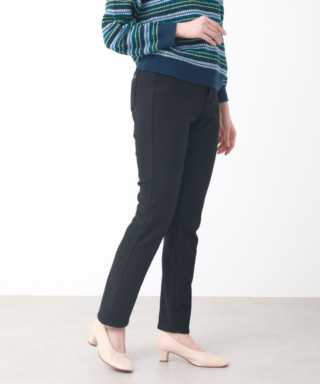 裏起毛 スリムパンツ