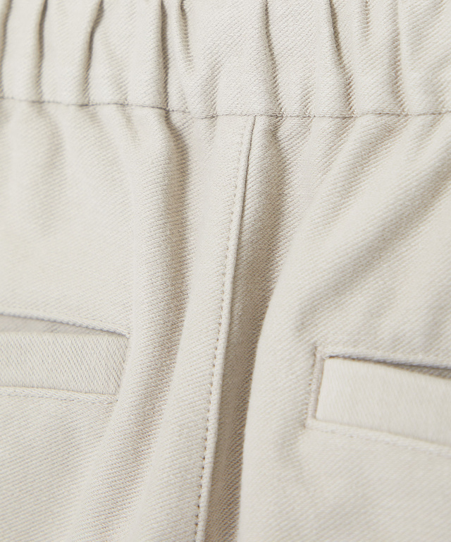 ウエストゴム ピンタック パンツ