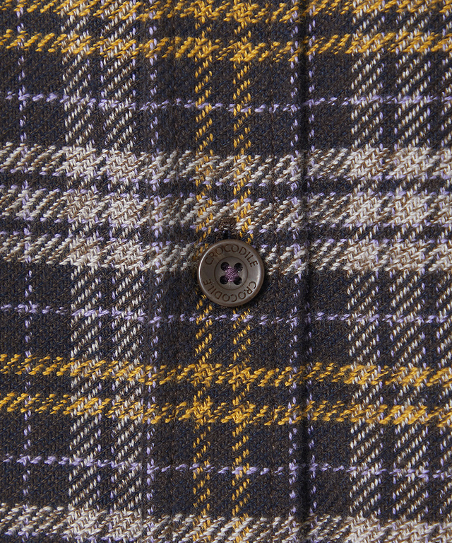 微起毛 チェック柄 チュニック