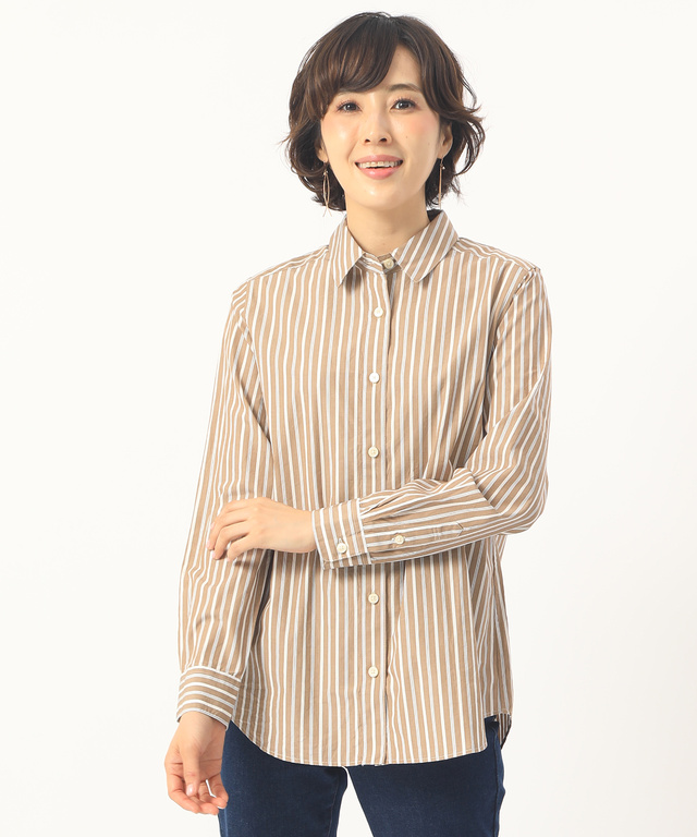 ストライプレギュラーシャツ