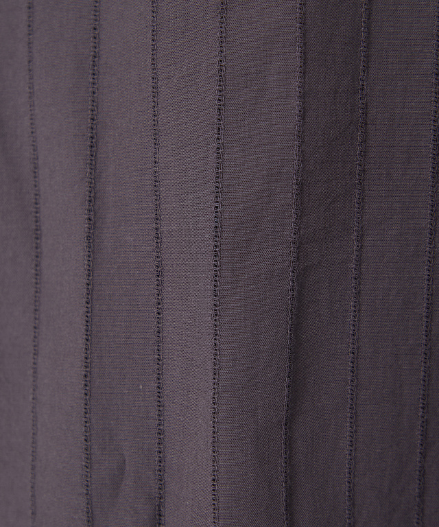 スタンドカラー シアー ブラウス