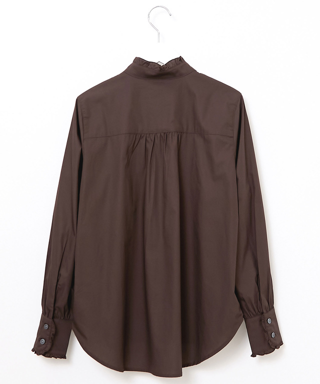 ピンタック フリル ブラウス【一部店舗限定】