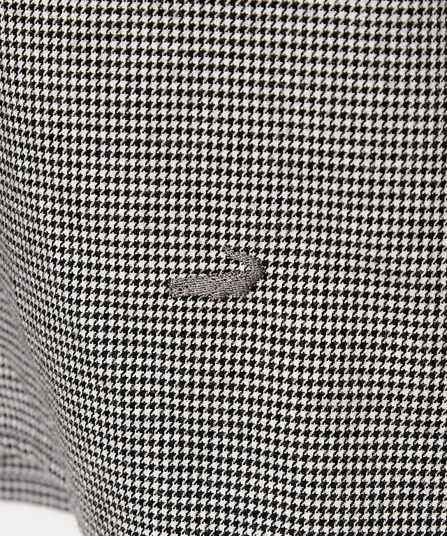 微起毛 チェック プルオーバーブラウス