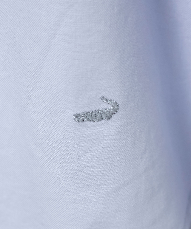 ツイル パールボタン ブラウス【一部店舗限定】