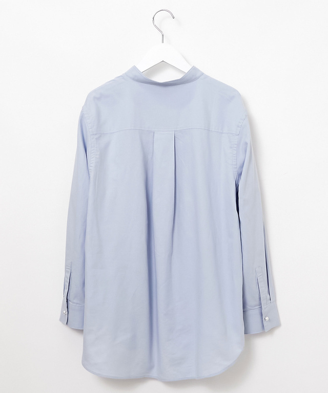 ツイル パールボタン ブラウス【一部店舗限定】