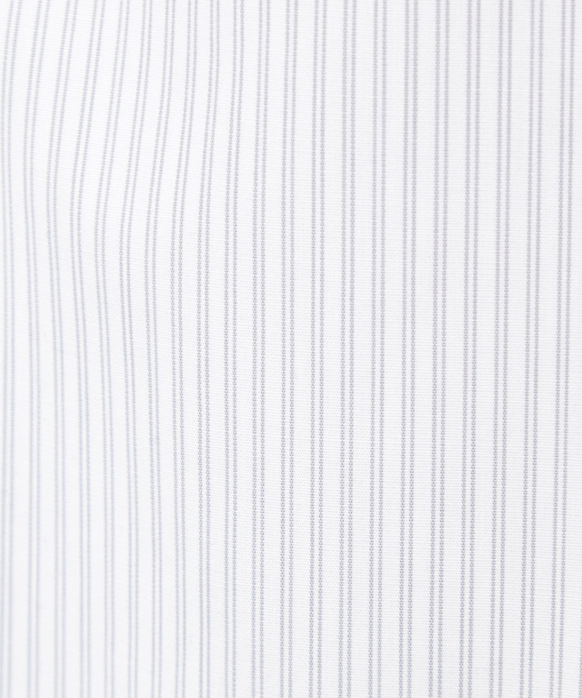 フリル襟 ストライプ ブラウス