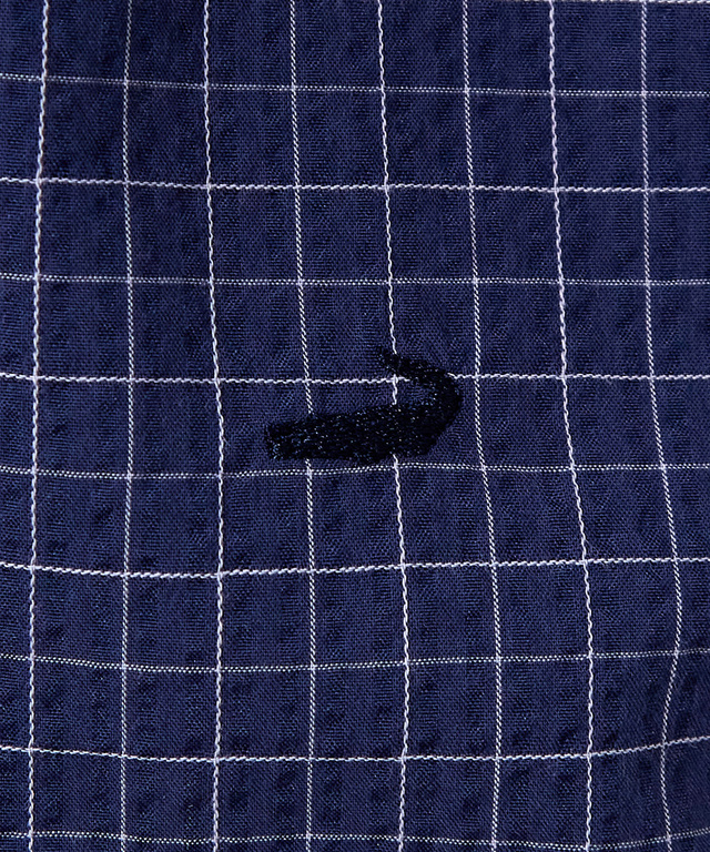 サッカー チェック柄 配色 ブラウス