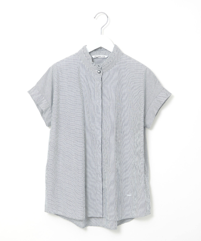 フリル襟 サッカーブラウス【オンラインショップ・一部店舗限定】