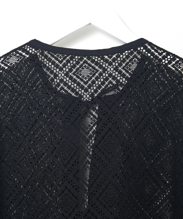 フロントリボン レース ブラウス