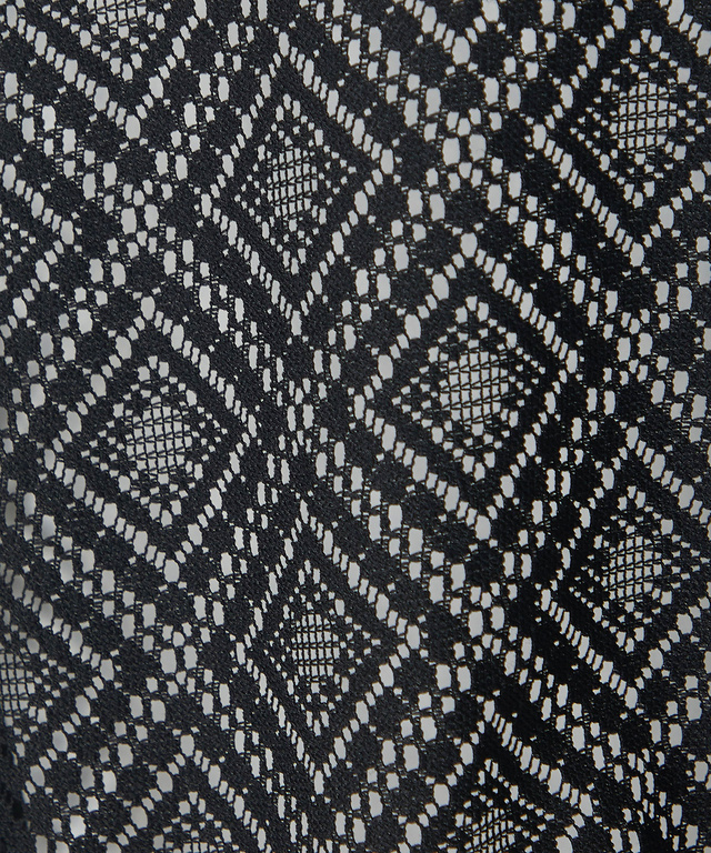 フロントリボン レース ブラウス