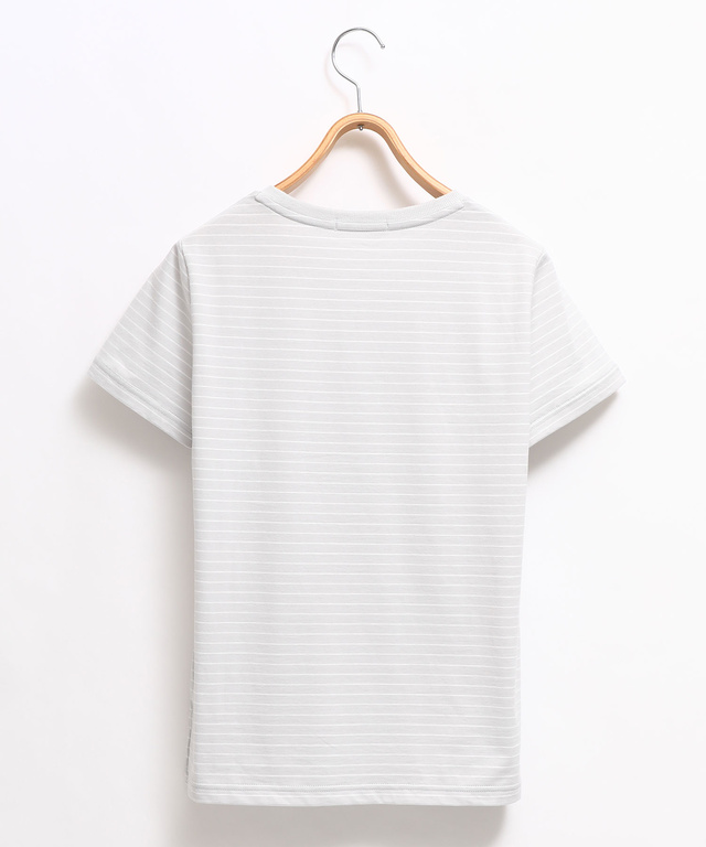 ヨットプリント ボーダー Tシャツ