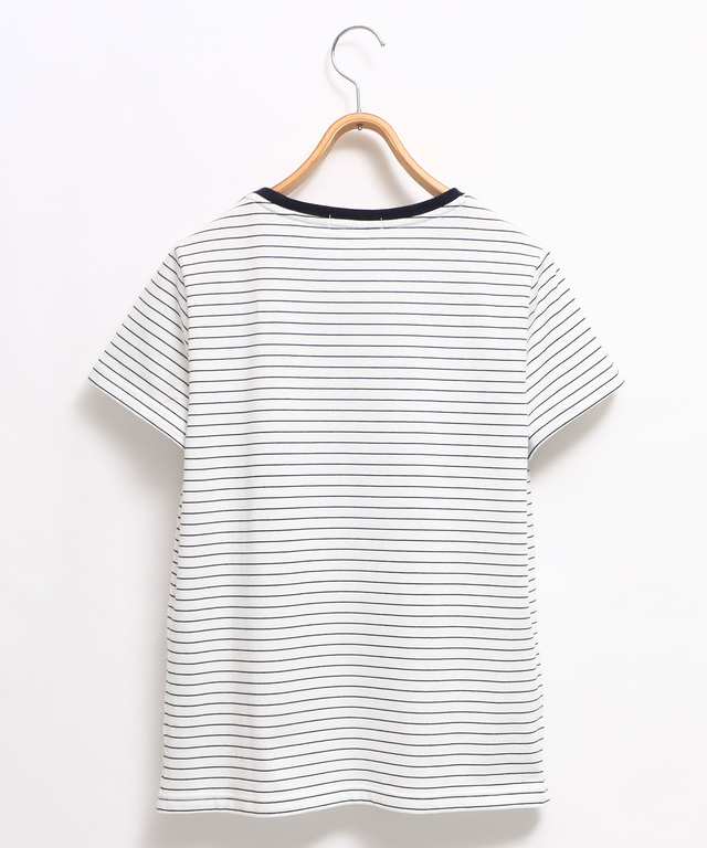 ヨットプリント ボーダー Tシャツ
