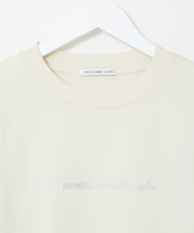 パールプリント ロゴ Tシャツ