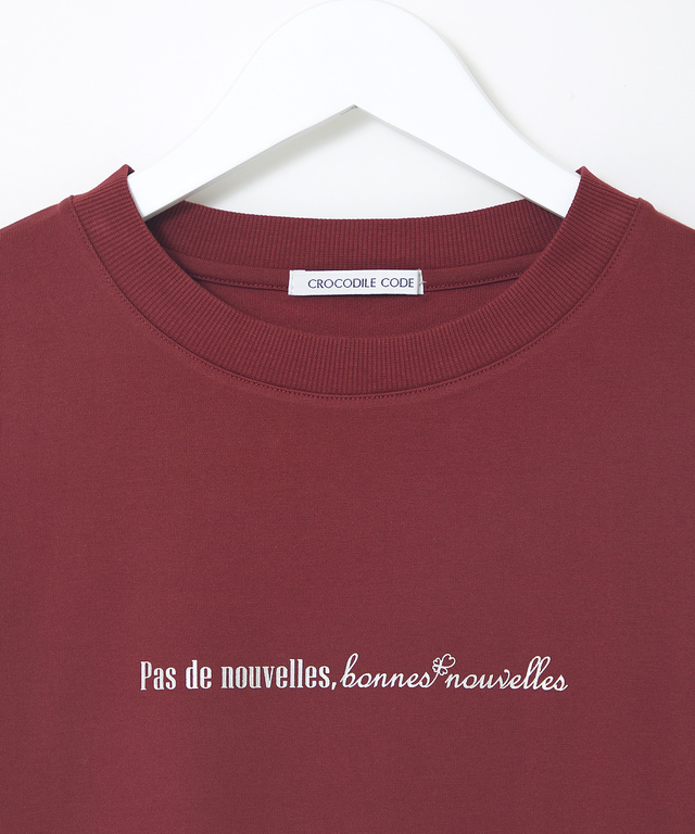 パールプリント ロゴ Tシャツ