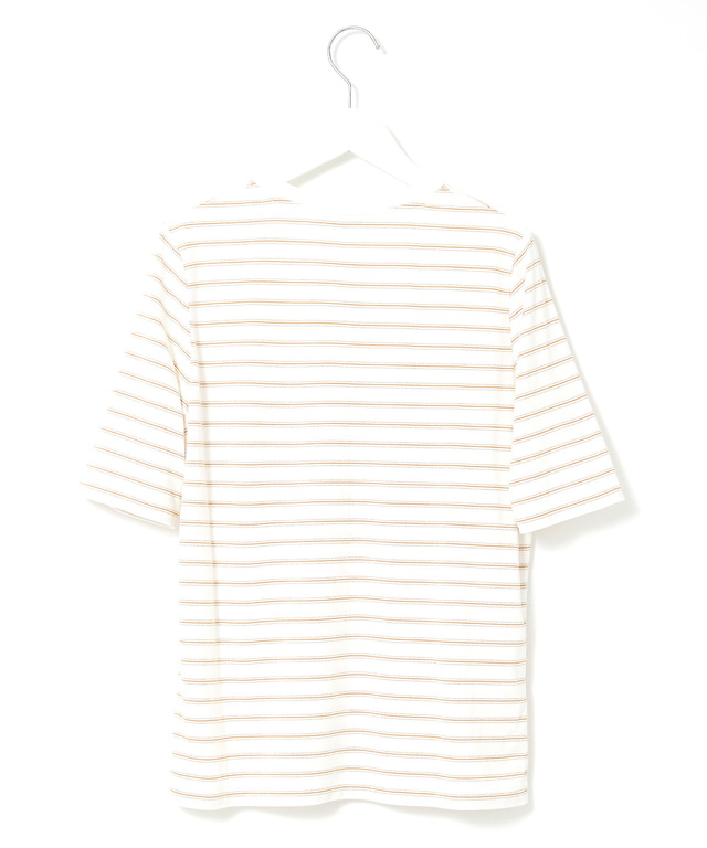 コットンレーヨン 襟リブ Tシャツ