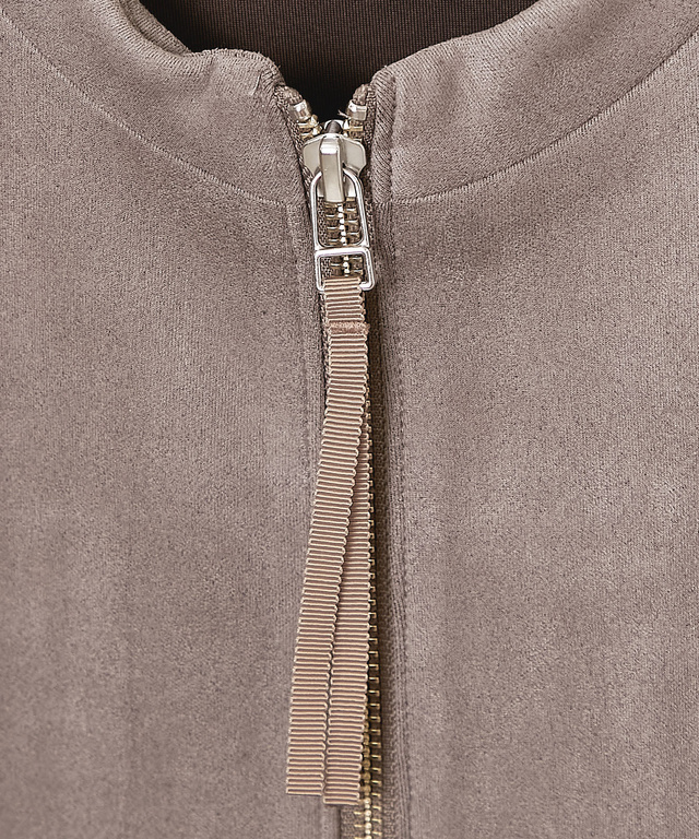 微起毛 スタンドカラー ジャケット