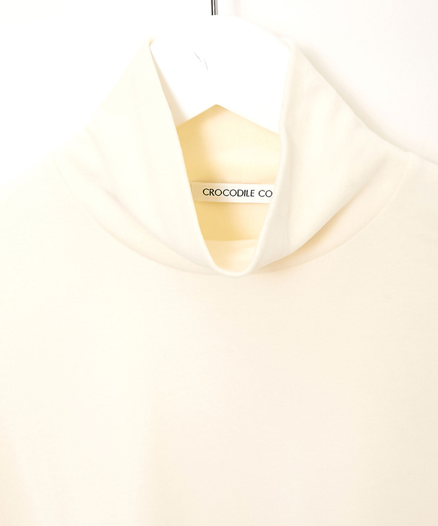 ベア天竺 ハイネック カットソー