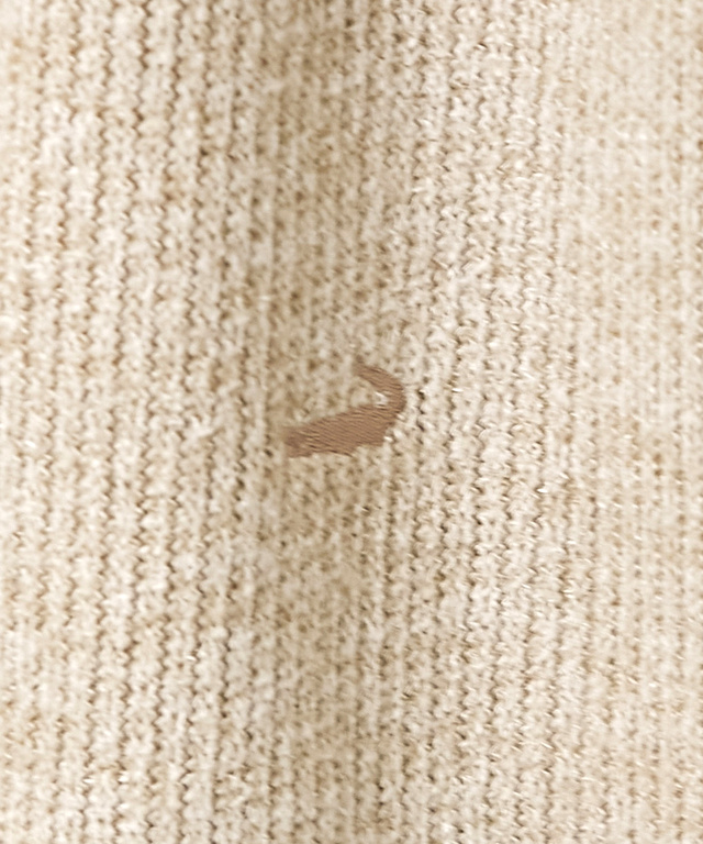 起毛 ボトルネック カットソー