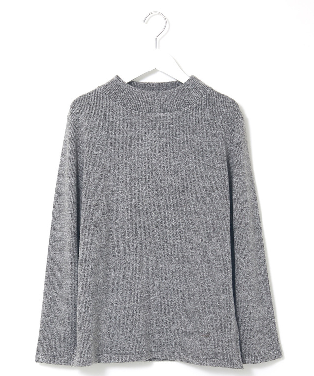 起毛 ボトルネック カットソー