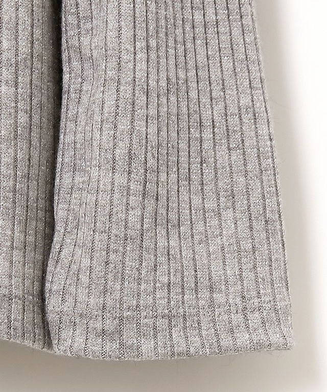 ラメ糸 オフタートル カットソー【一部店舗限定】