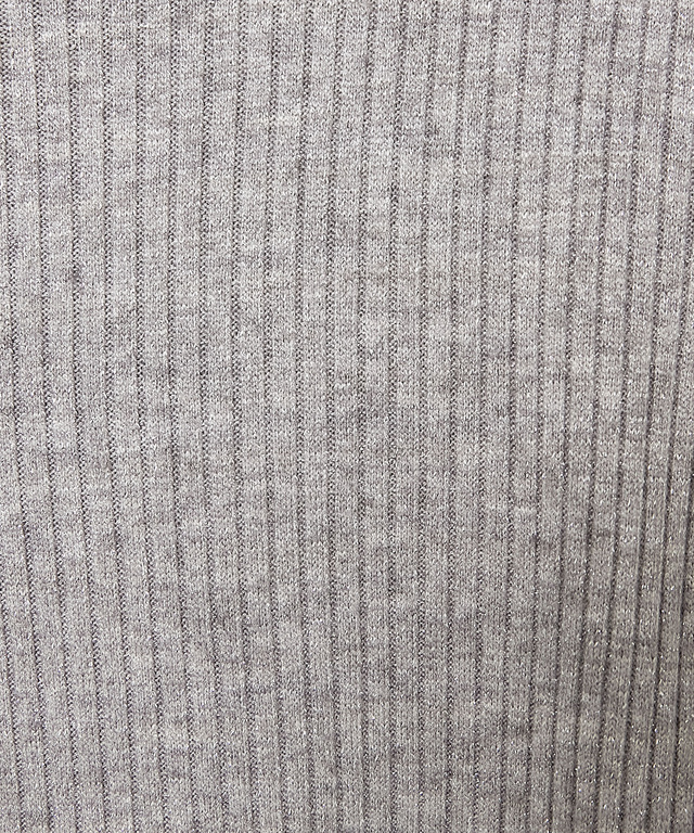 ラメ糸 オフタートル カットソー【一部店舗限定】