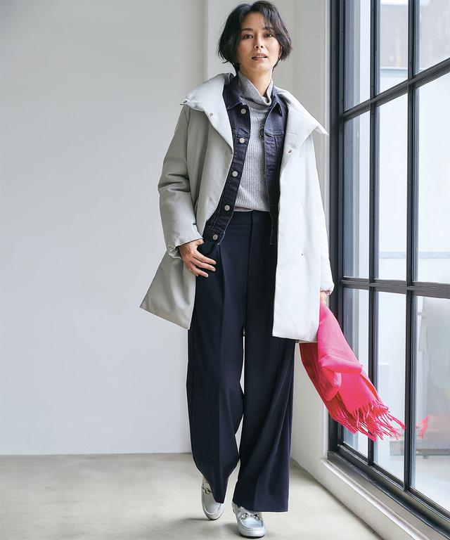 ラメ糸 オフタートル カットソー【一部店舗限定】