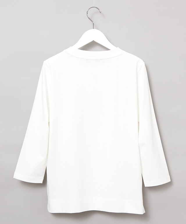 天竺 グラフィック 七分袖Tシャツ