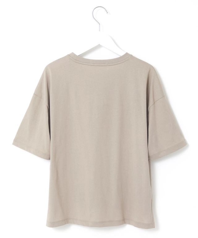 コットンブレンド ボクシーシルエット Tシャツ【一部店舗限定】