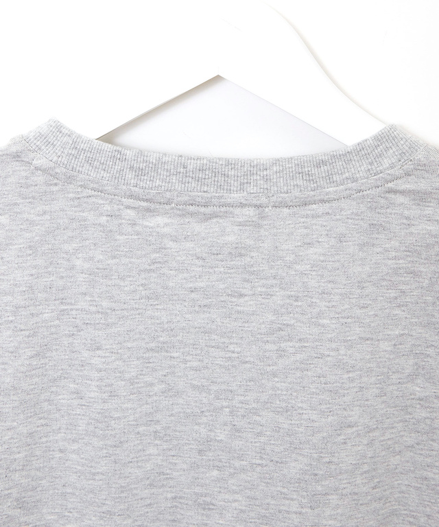 コットンブレンド ラメプリント Tシャツ