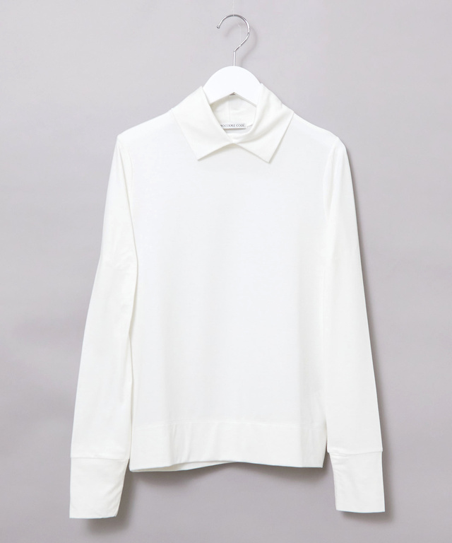 シャツカラー プルオーバー