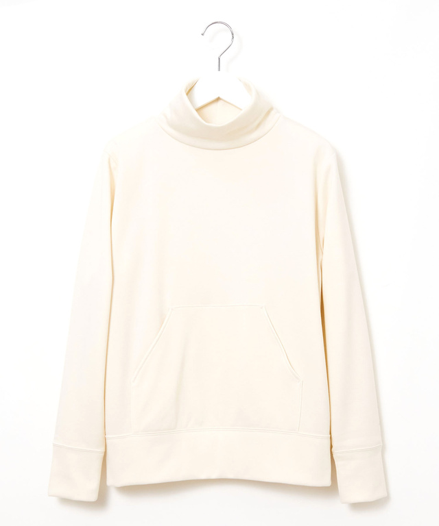 裏起毛 ポケット付き ハイネックカットソー