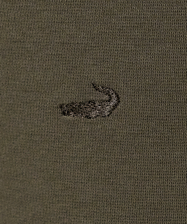 ボタン ハイネック カットソー