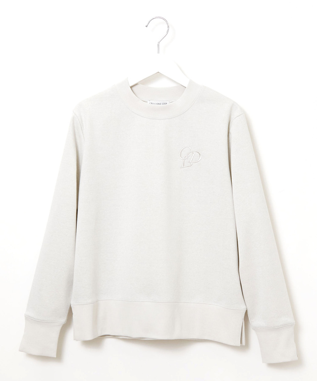 ラメ 裏毛 プルオーバー カットソー