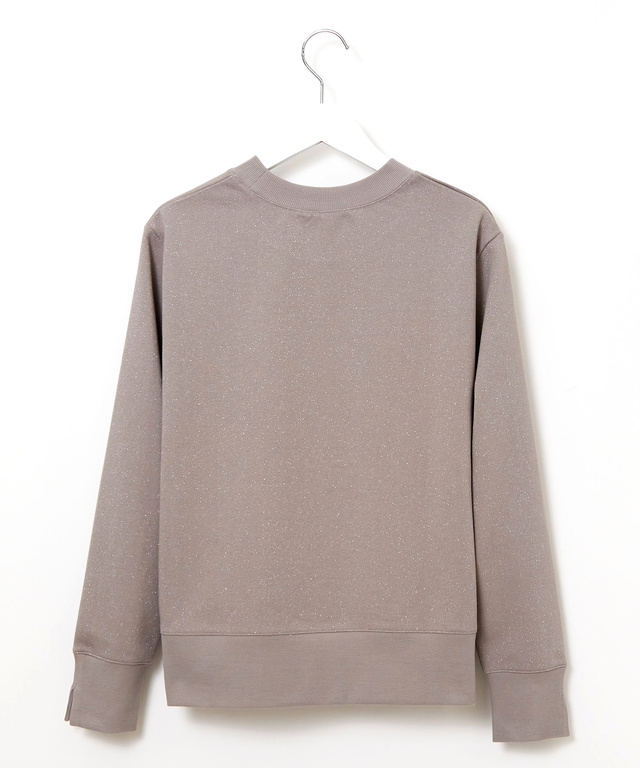 ラメ 裏毛 プルオーバー カットソー