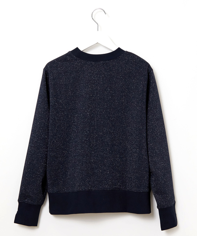 ラメ 裏毛 プルオーバー カットソー