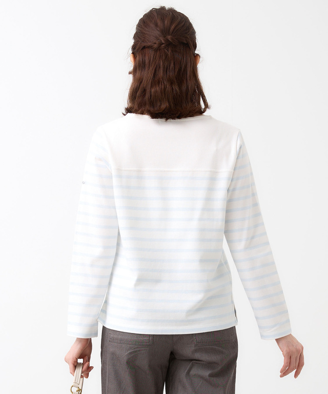 天竺 ボーダー Tシャツ