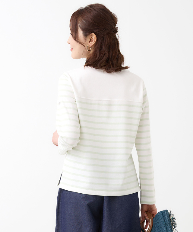 天竺 ボーダー Tシャツ