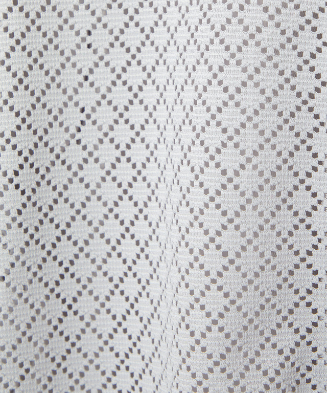 レース 切替 カーディガン