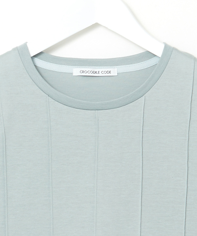 ピンタック リッチ Tシャツ