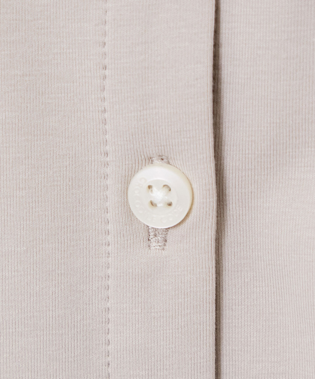 スカラップリブ ポロ カーディガン【オンラインショップ・一部店舗限定】