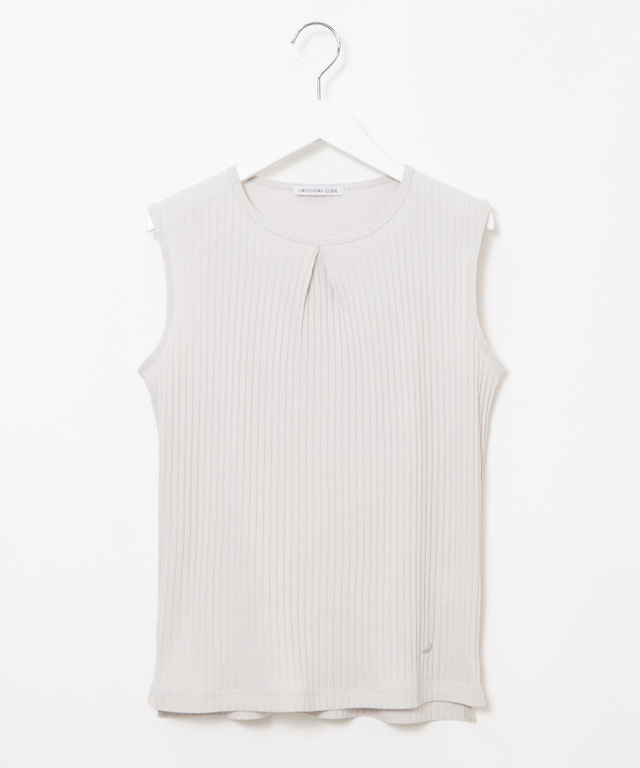 スリットデザイン タンクトップ