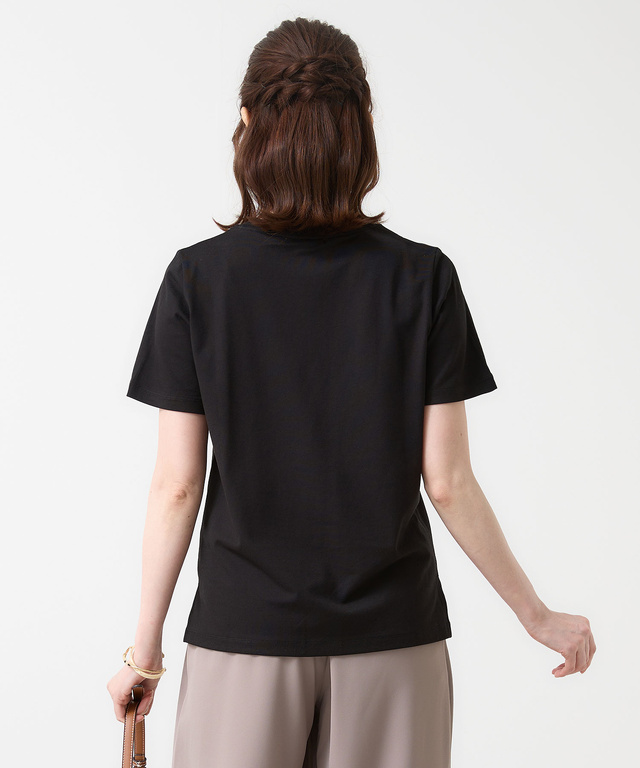 ネックレスプリント 半袖 Tシャツ
