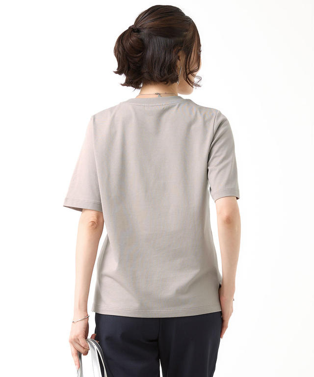 ロゴ刺繍 半袖Tシャツ